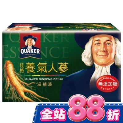 Quaker 桂格 - 桂格養氣人蔘無糖配方60ml*6入 image