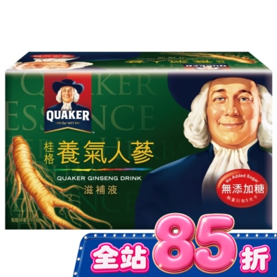 Quaker 桂格 - 桂格養氣人蔘無糖配方60ml*6入 image