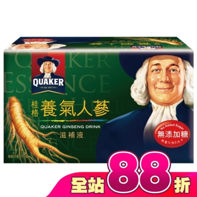 Quaker 桂格 - 桂格養氣人蔘無糖配方60ml*6入