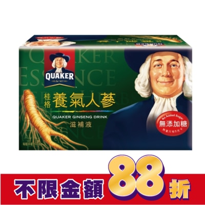 Quaker 桂格 桂格養氣人蔘無糖配方60ml*6入