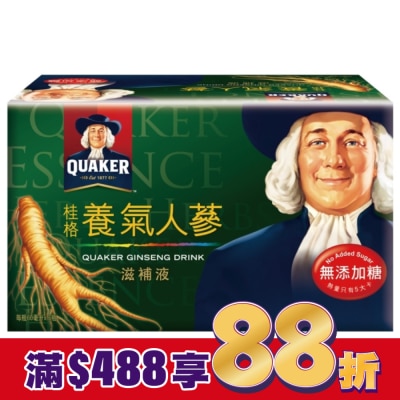 Quaker 桂格 桂格養氣人蔘無糖配方60ml*6入